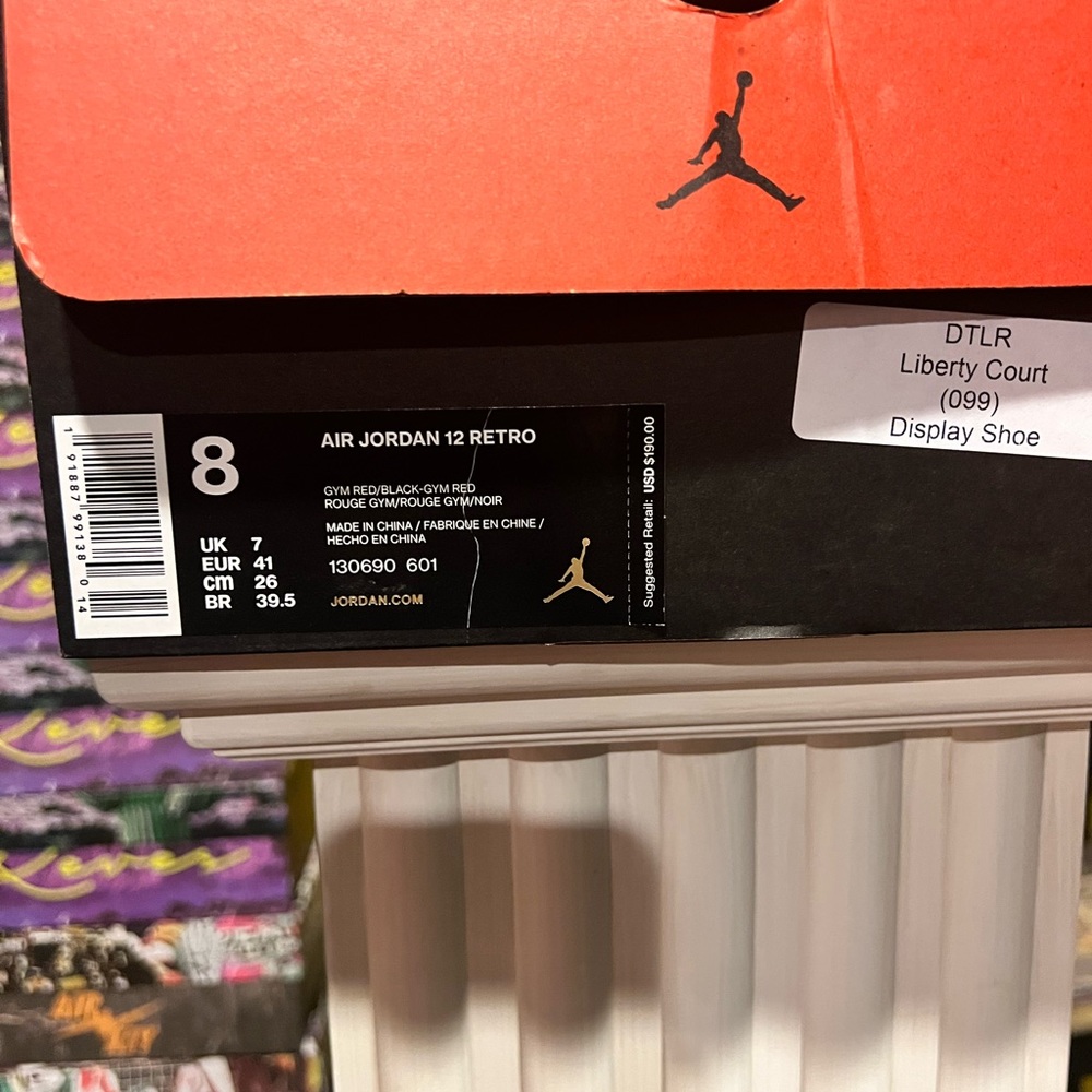 Jordan 12 Gym Red - Picture 6 of 8